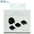 Vital 4 Travel Adapters [Type A,c,g, I]