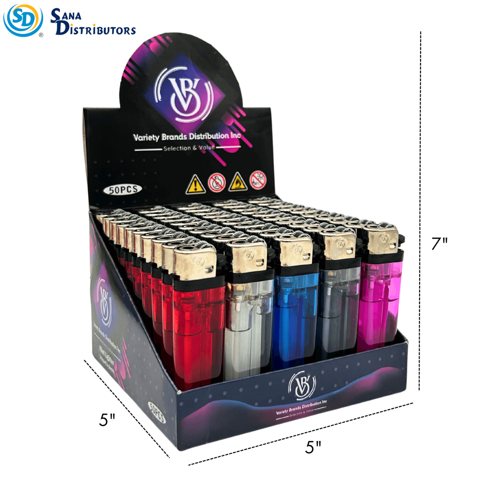 Clear Lighters 50pcs ($0.15 per Unit)