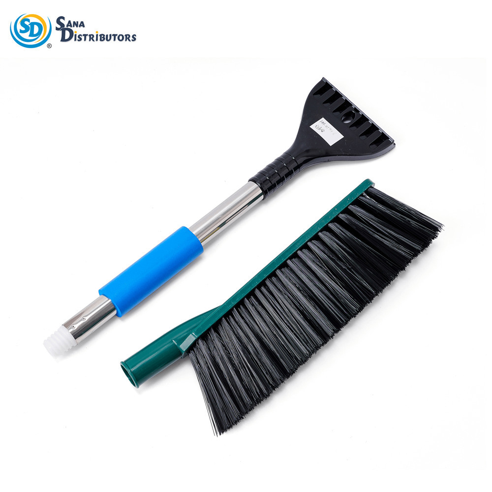 Snow Brush W/ Ice Scraper + Detachable Head 20"