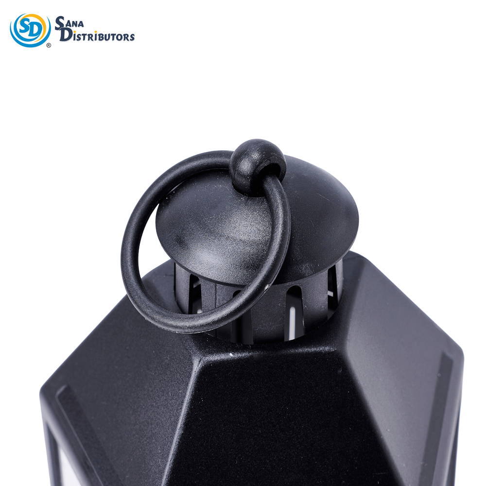 LED Lantern Islamic Style – Black 8.7"