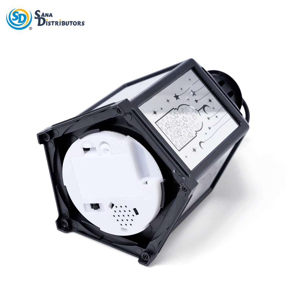 LED Lantern Islamic Style – Black 8.7"