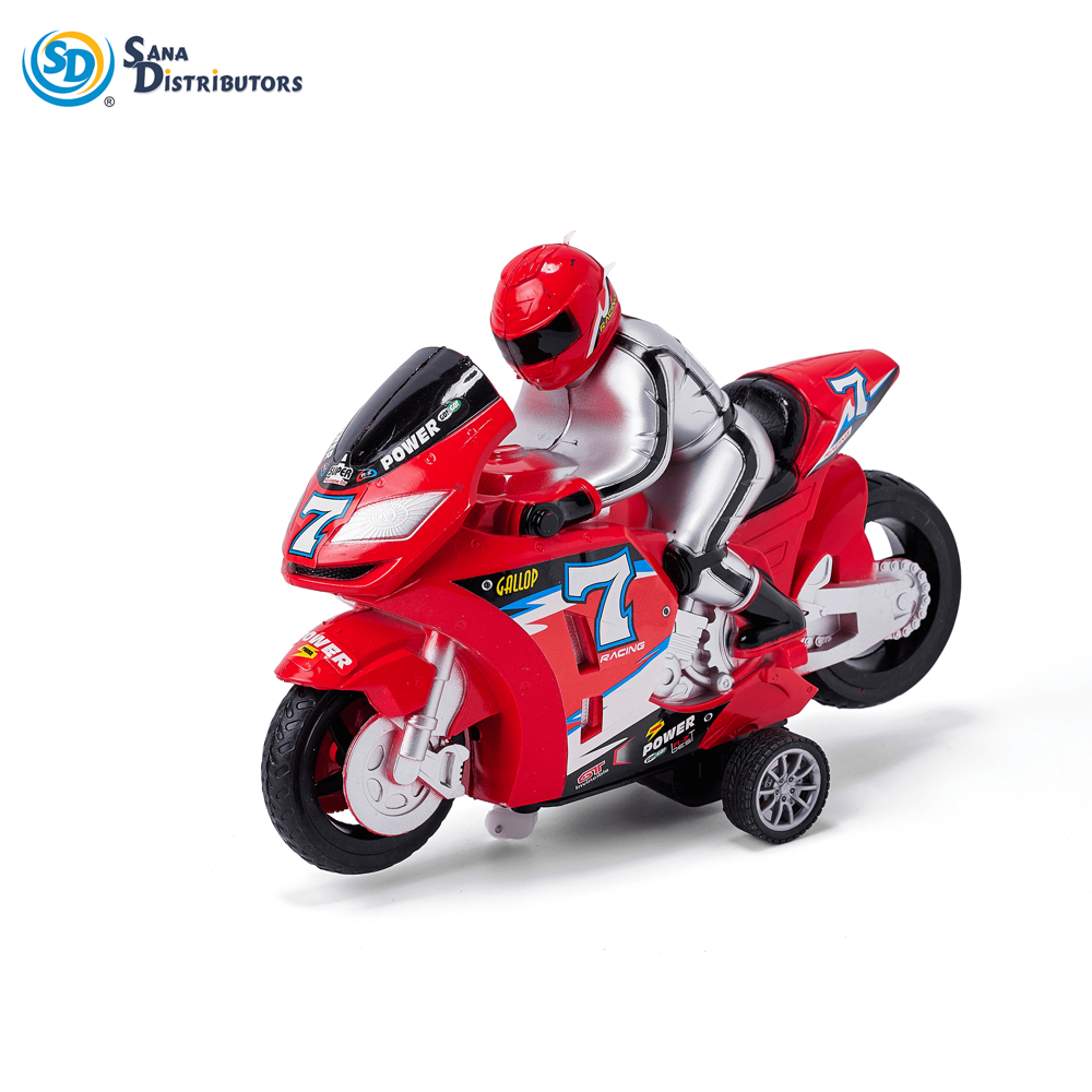 Motorcycle Rider R/c 9"x3"x12"