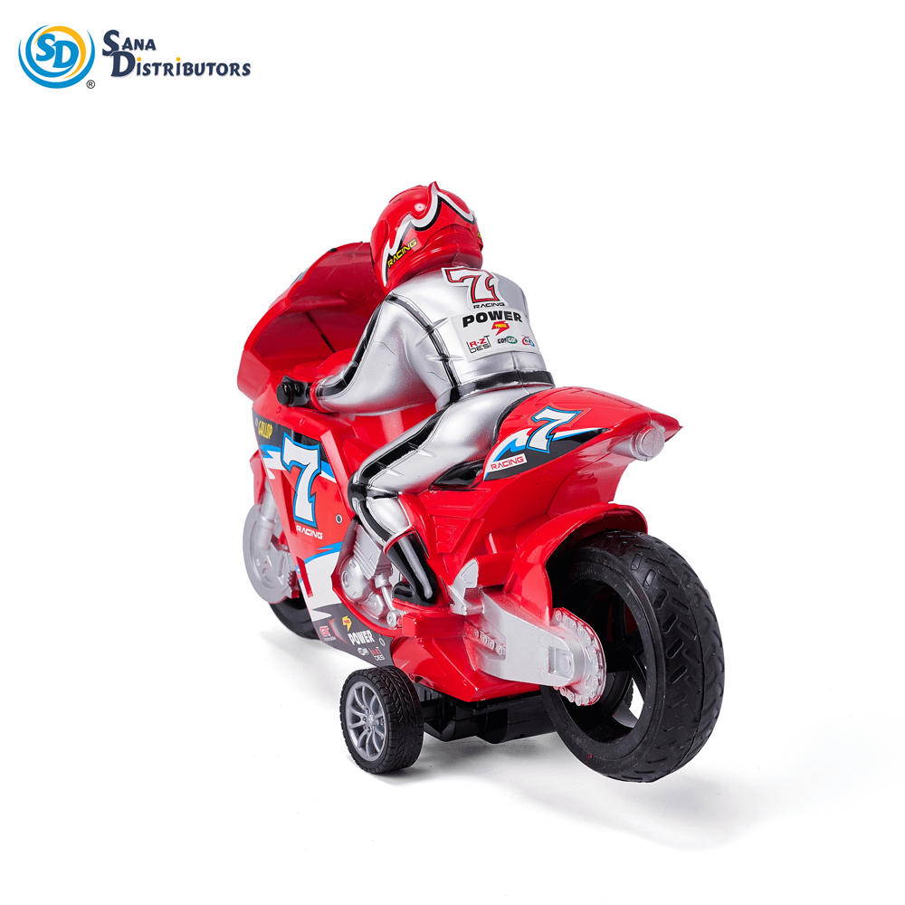 Motorcycle Rider R/c 9"x3"x12"