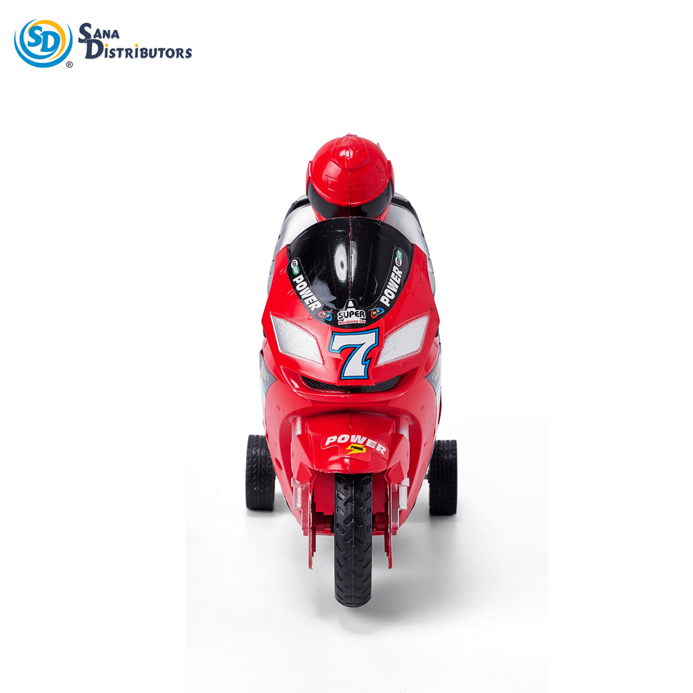 Motorcycle Rider R/c 9"x3"x12"