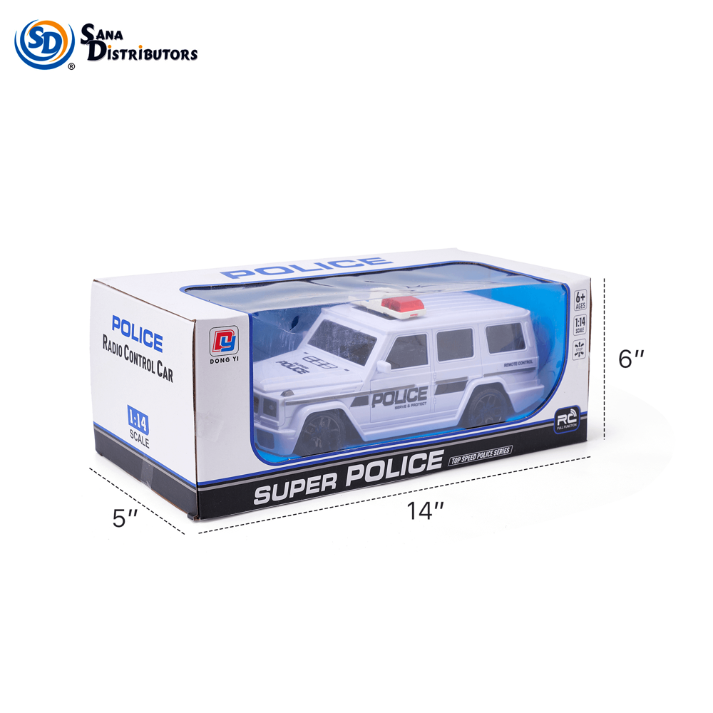 Police G-wagon R/c 6"x5"x14"
