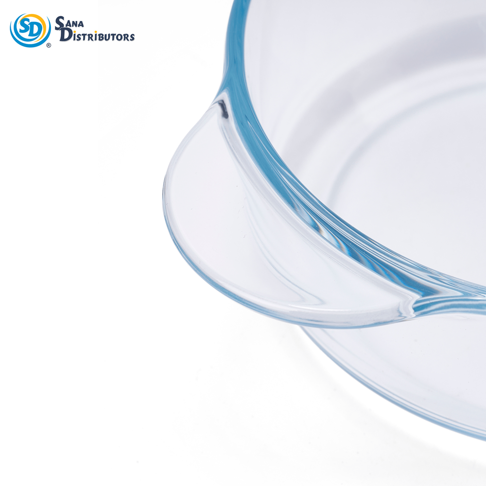 Glass Bowl W/ Lid 6"x7"