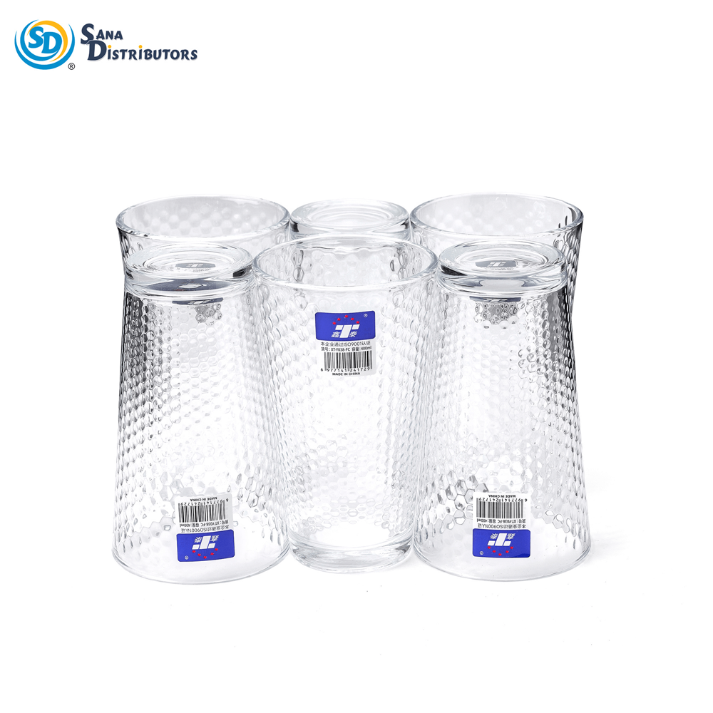 Drinking Glass 6pcs 6"
