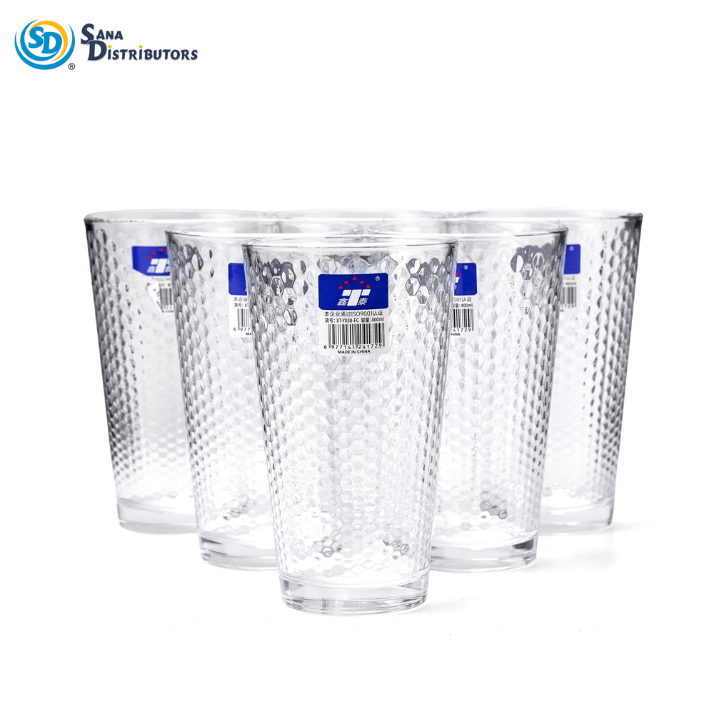 Drinking Glass 6pcs 6"