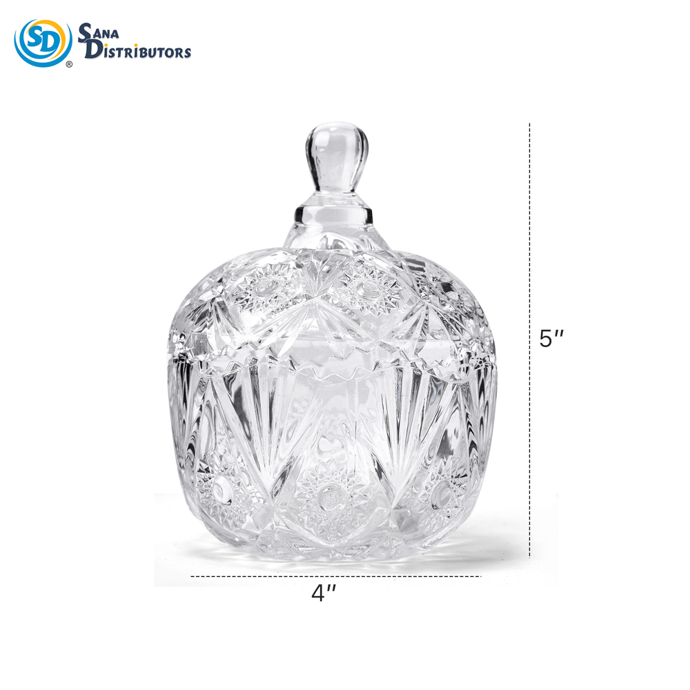Glass Candy Dish 4.5"x3.5"