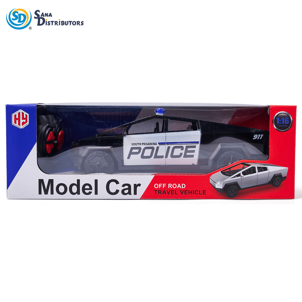 Police Cybertruck R/c 27mhz 4"x4"x12"