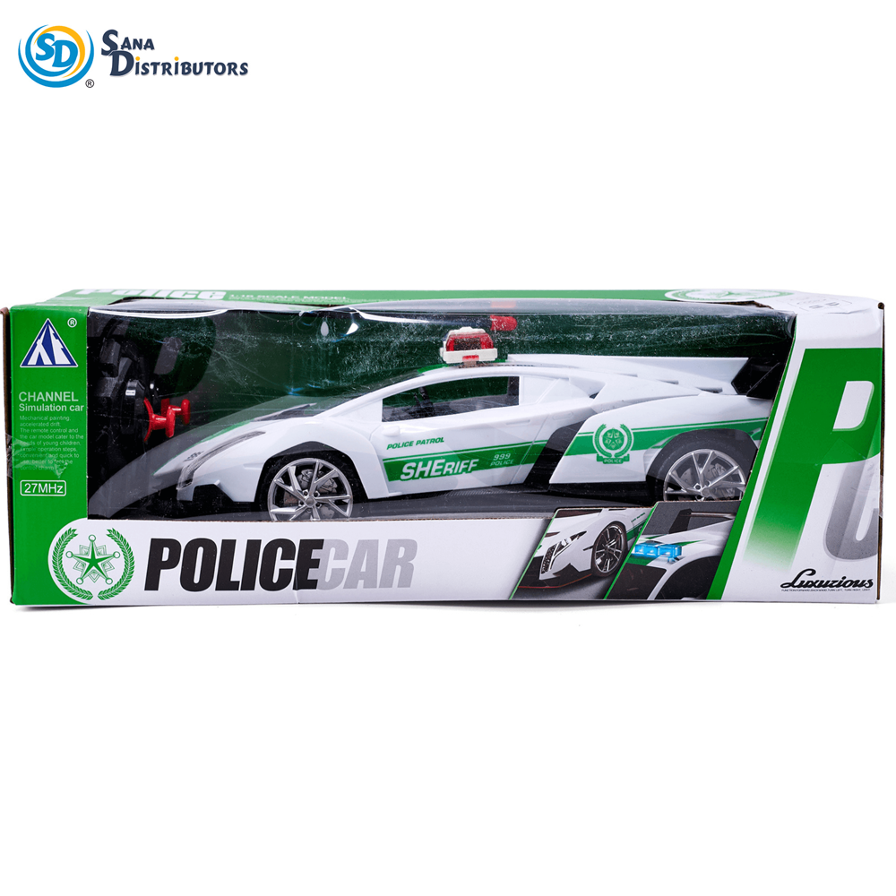 Police R/c Car 27mhz 6"x5"x13"