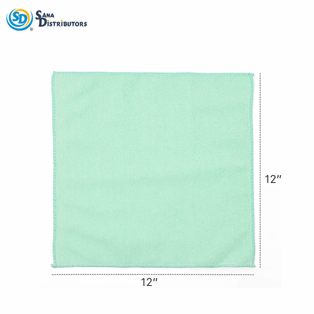 Microfibre Cleaning Cloth Assorted Colors 5pcs