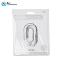 Foil Balloon 0-9 Digit -Silver 16"