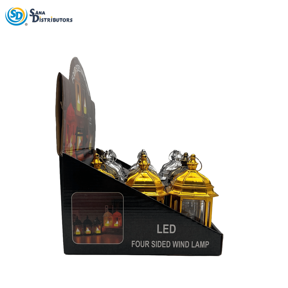 LED Lantern Islamic Style Ass. Colors ($35.88 for Case of 12) 6"x3"