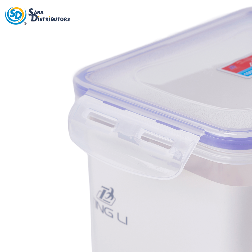Plastic Storage Container 2500 mL 5"x3.5"x8"