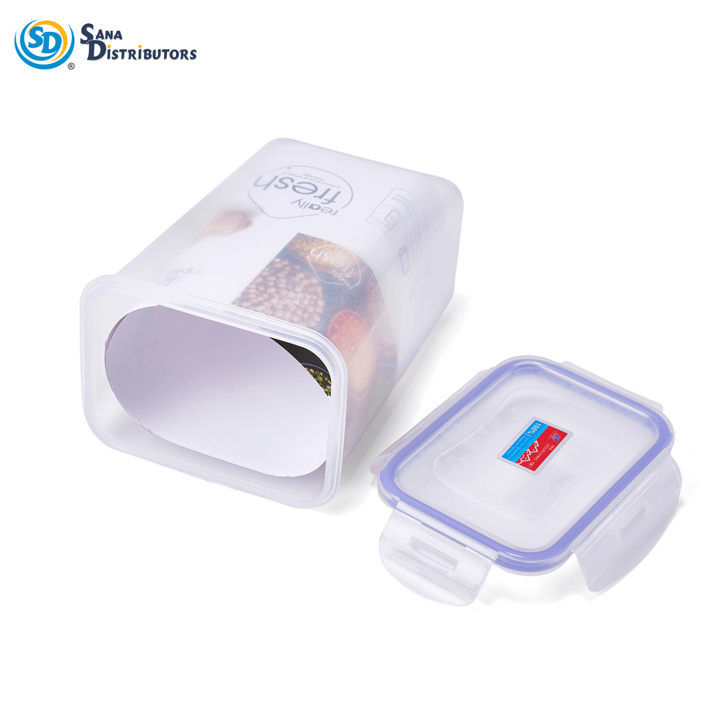Plastic Storage Container 1300 mL 4.3"x2.8"x7"