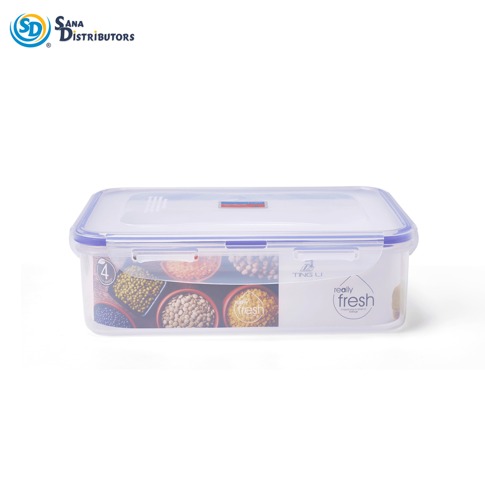 Plastic Food Container 6"x3"x9"