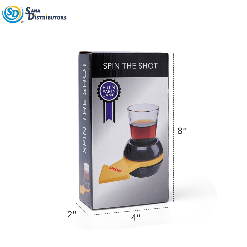 Spin the Shot 4"x2"x8"