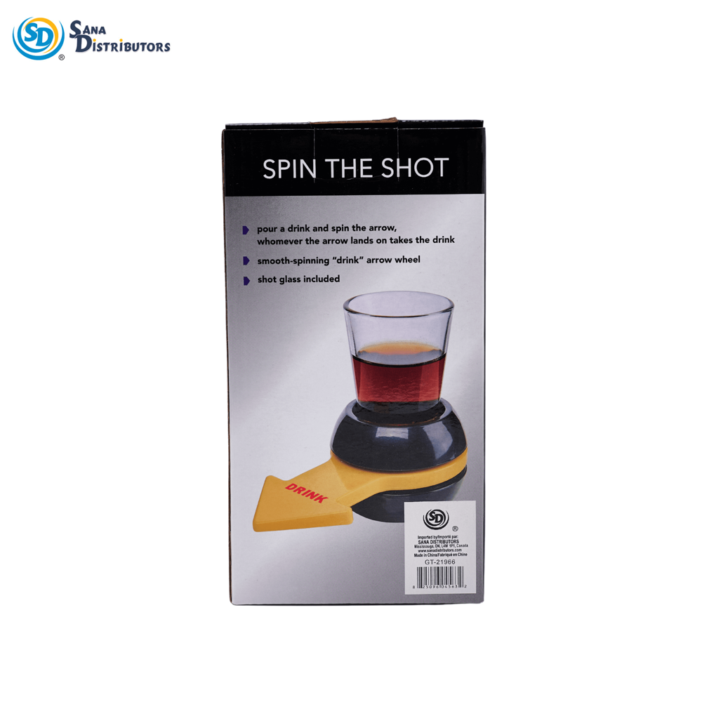Spin the Shot 4"x2"x8"