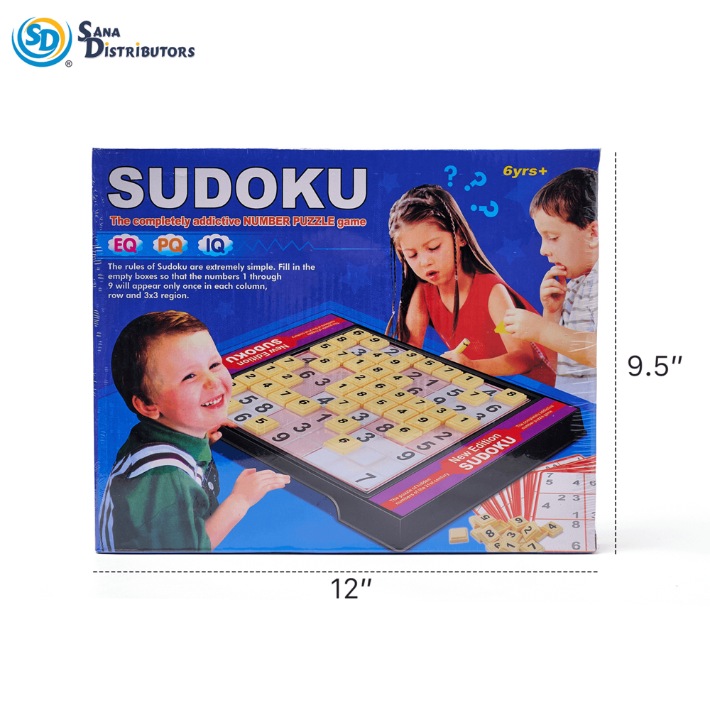 Sudoku Number Puzzle Game 9.5"x12"