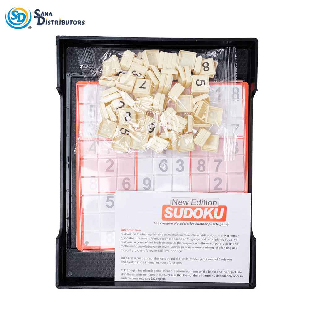 Sudoku Number Puzzle Game 9.5"x12"