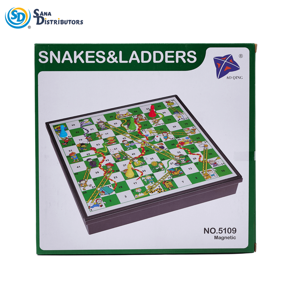 Snakes & Ladders 9.5"x9.5"