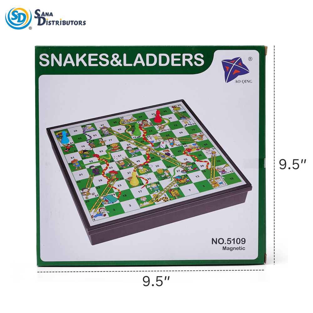 Snakes & Ladders 9.5"x9.5"