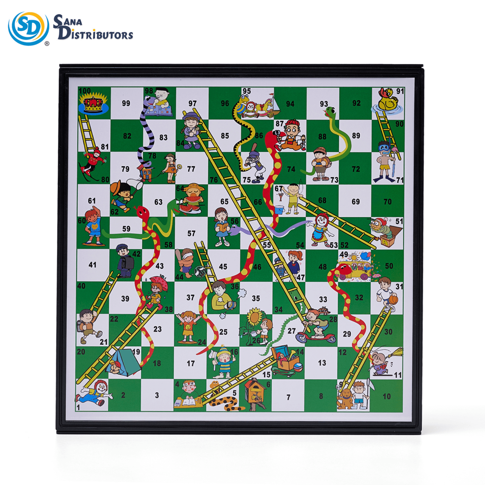 Snakes & Ladders 9.5"x9.5"