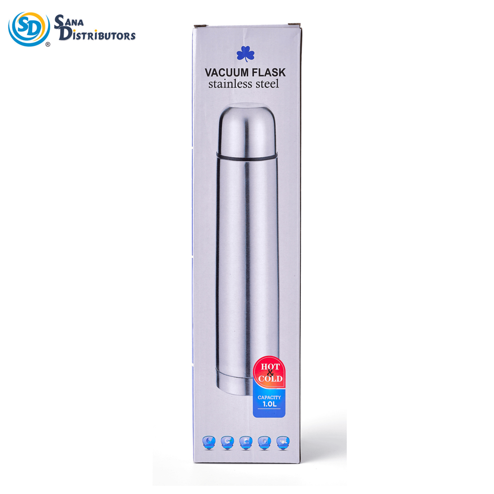 Stainless Steel Vaccum Flask 1000 mL 3.5"x13.5"