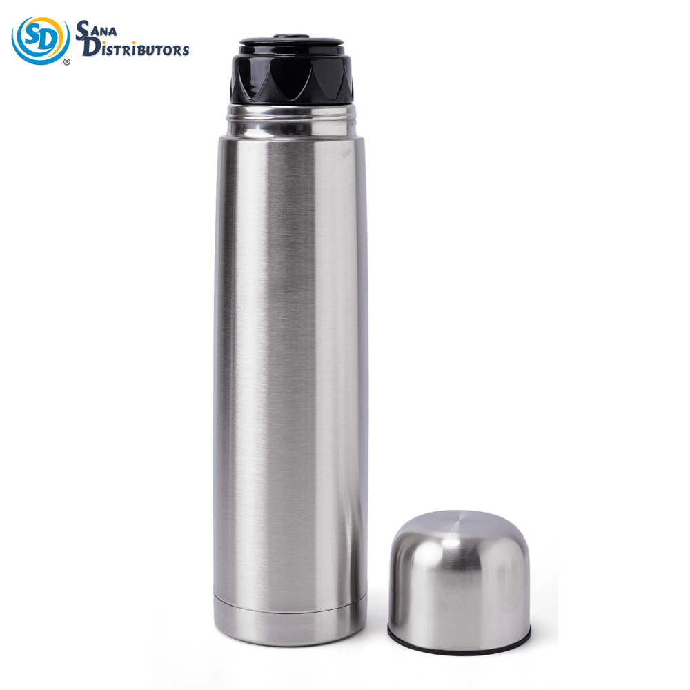 Stainless Steel Vaccum Flask 1000 mL 3.5"x13.5"