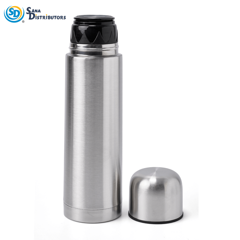 Stainless Steel Vaccum Flask 500 mL 3"x10"