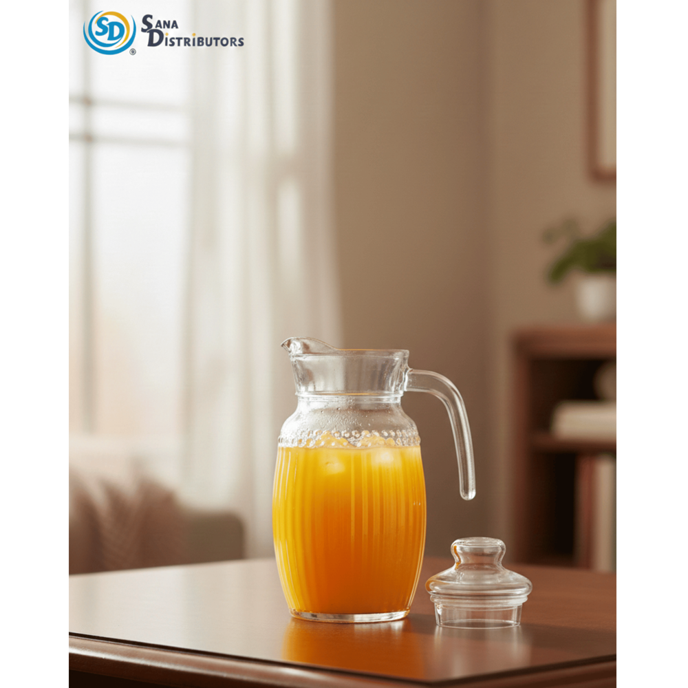 Glass Jug 2000 mL 9"