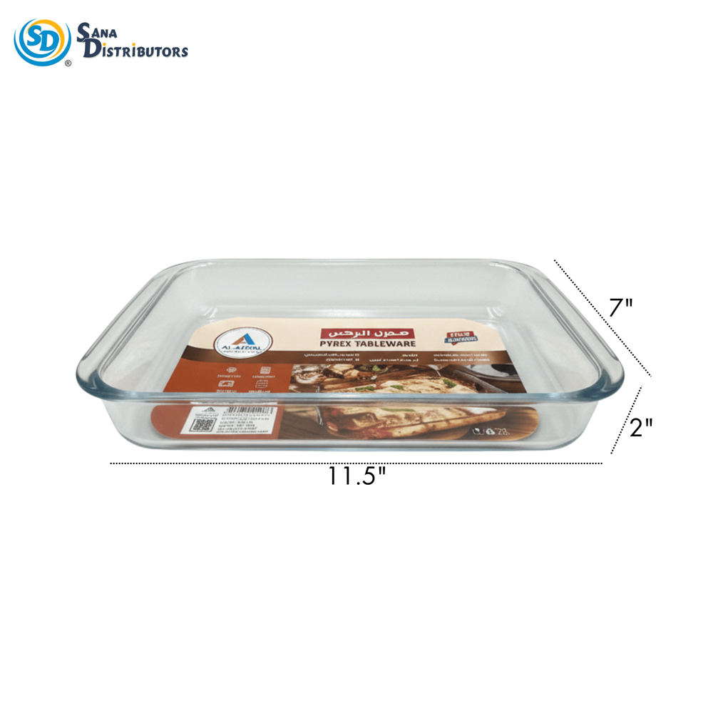 Glass Tray 3pcs 13.8"x11.5"x10"