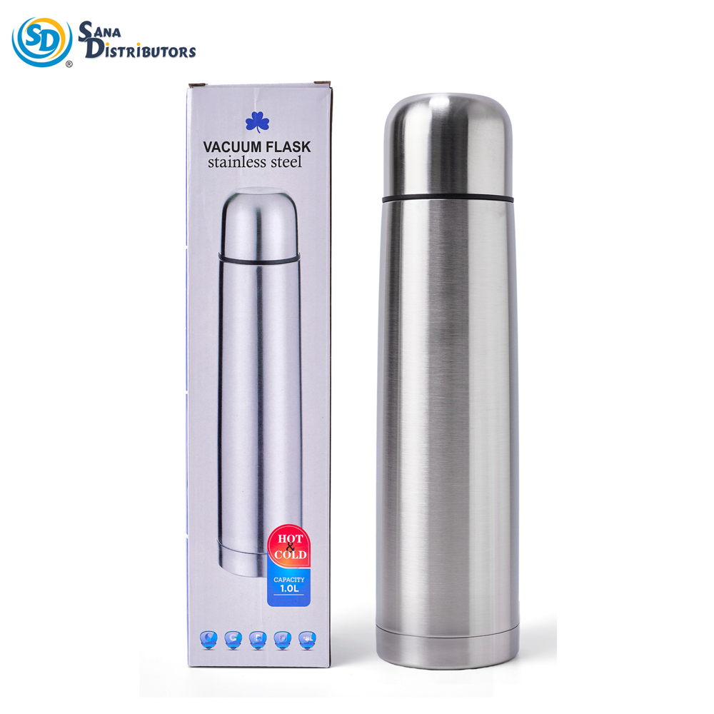 Stainless Steel Vaccum Flask 1000 mL 3.5"x13.5"