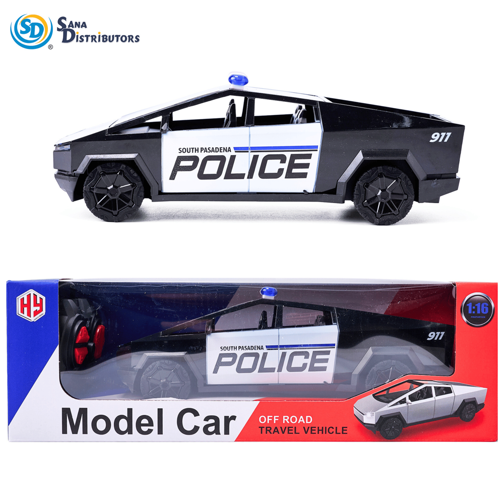 Police Cybertruck R/c 27mhz 4"x4"x12"