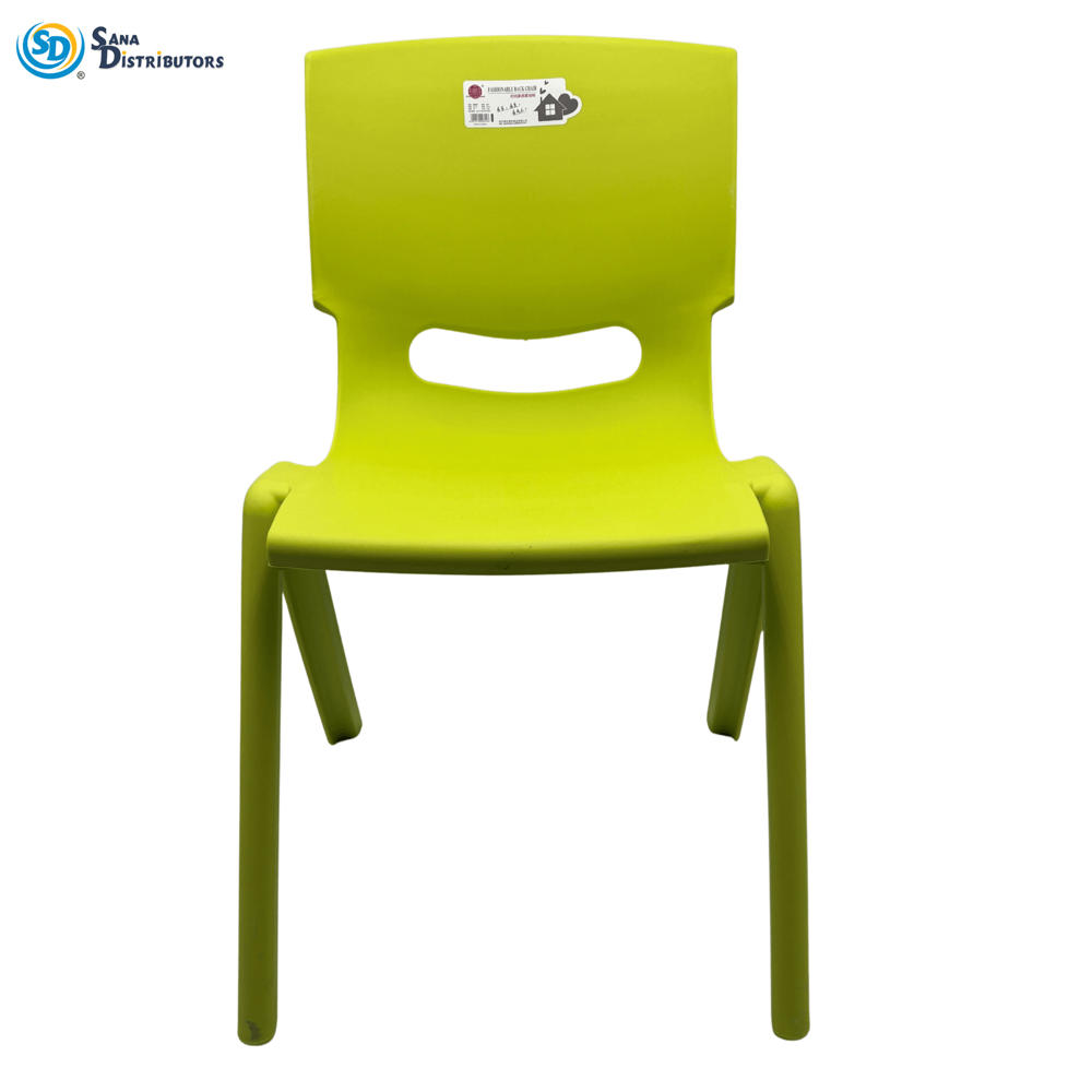 Kids Plastic Chair Ass.colors 11.5"x24"