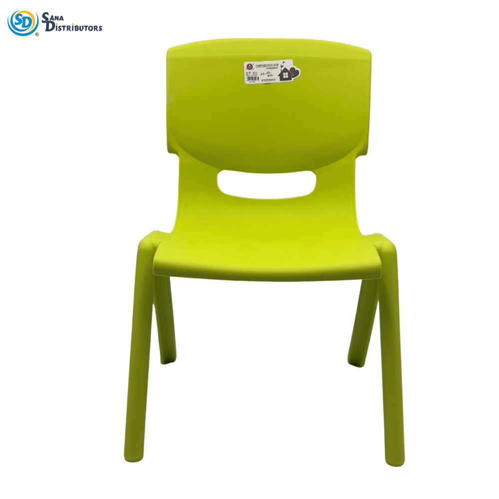 Kids Plastic Chair Ass.colors 10"x19"