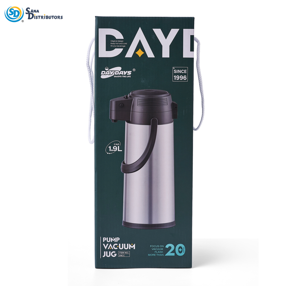 Steel Thermol Jug with Pump 1.9 L