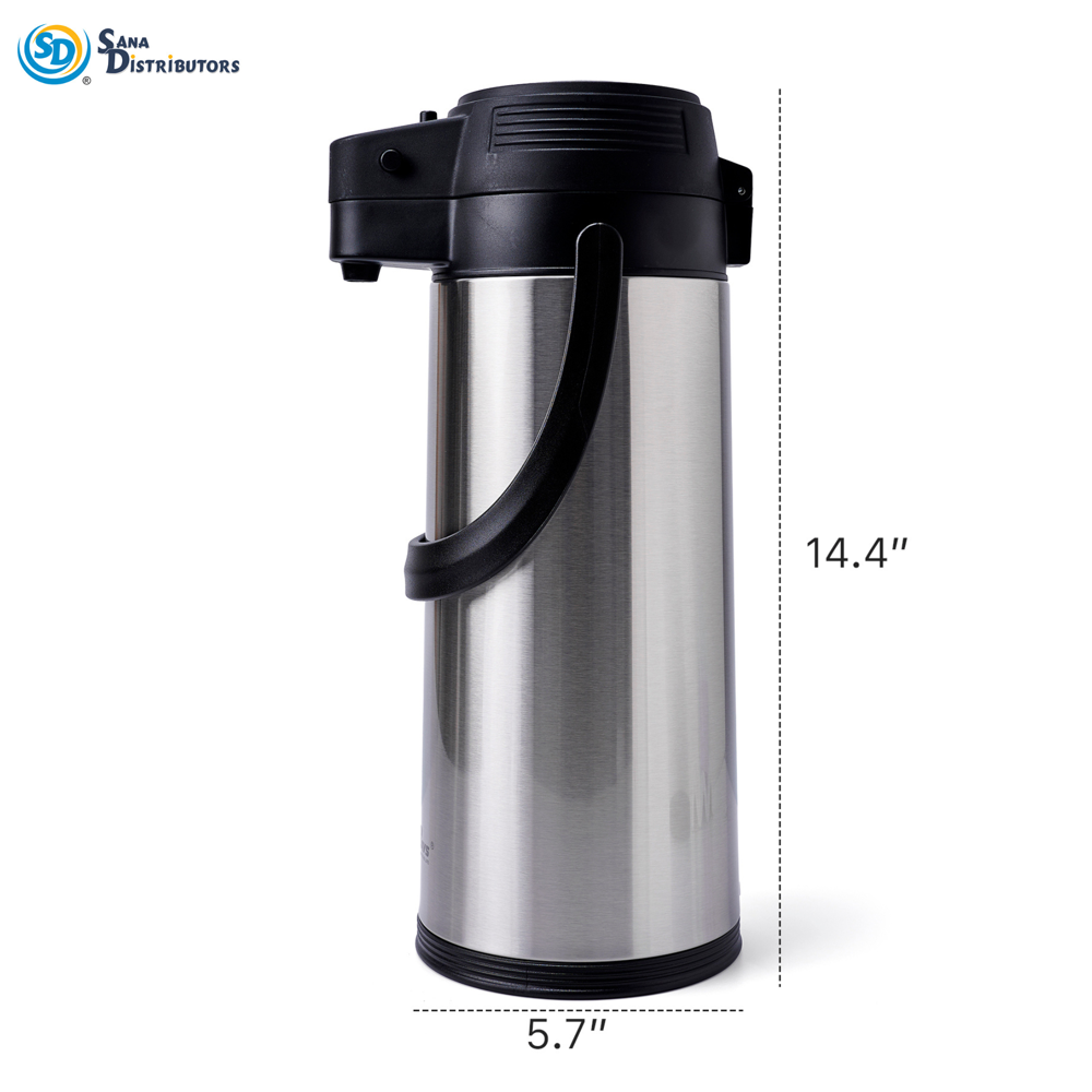 Steel Thermol Jug with Pump 1.9 L