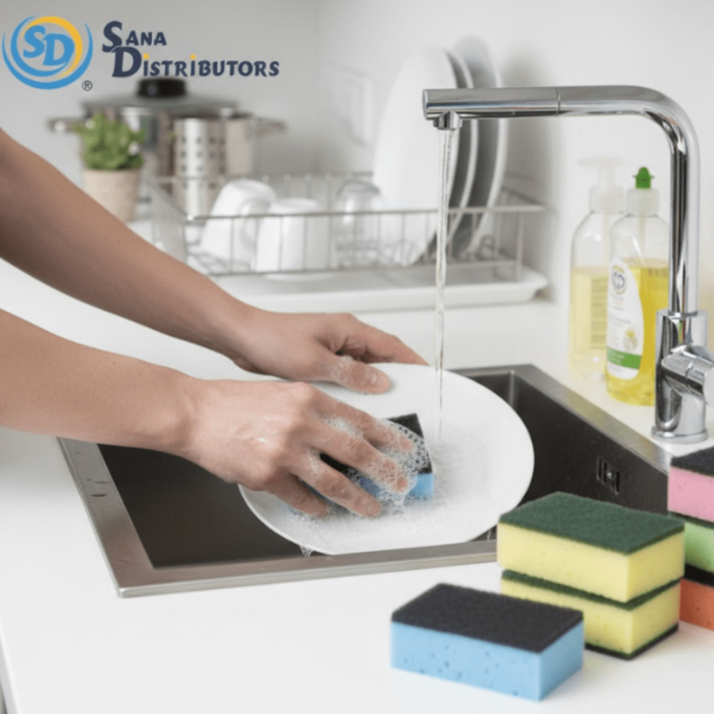Rainbow Scrubbing Sponges 10pcs