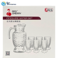 Glass Jug with Cups 7pcs Set