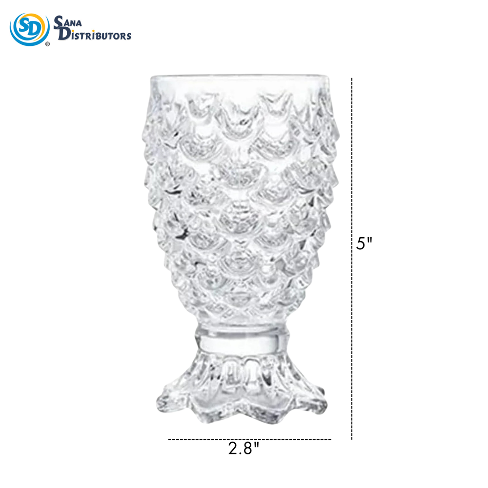 Glass Jug with Cups 7pcs Set