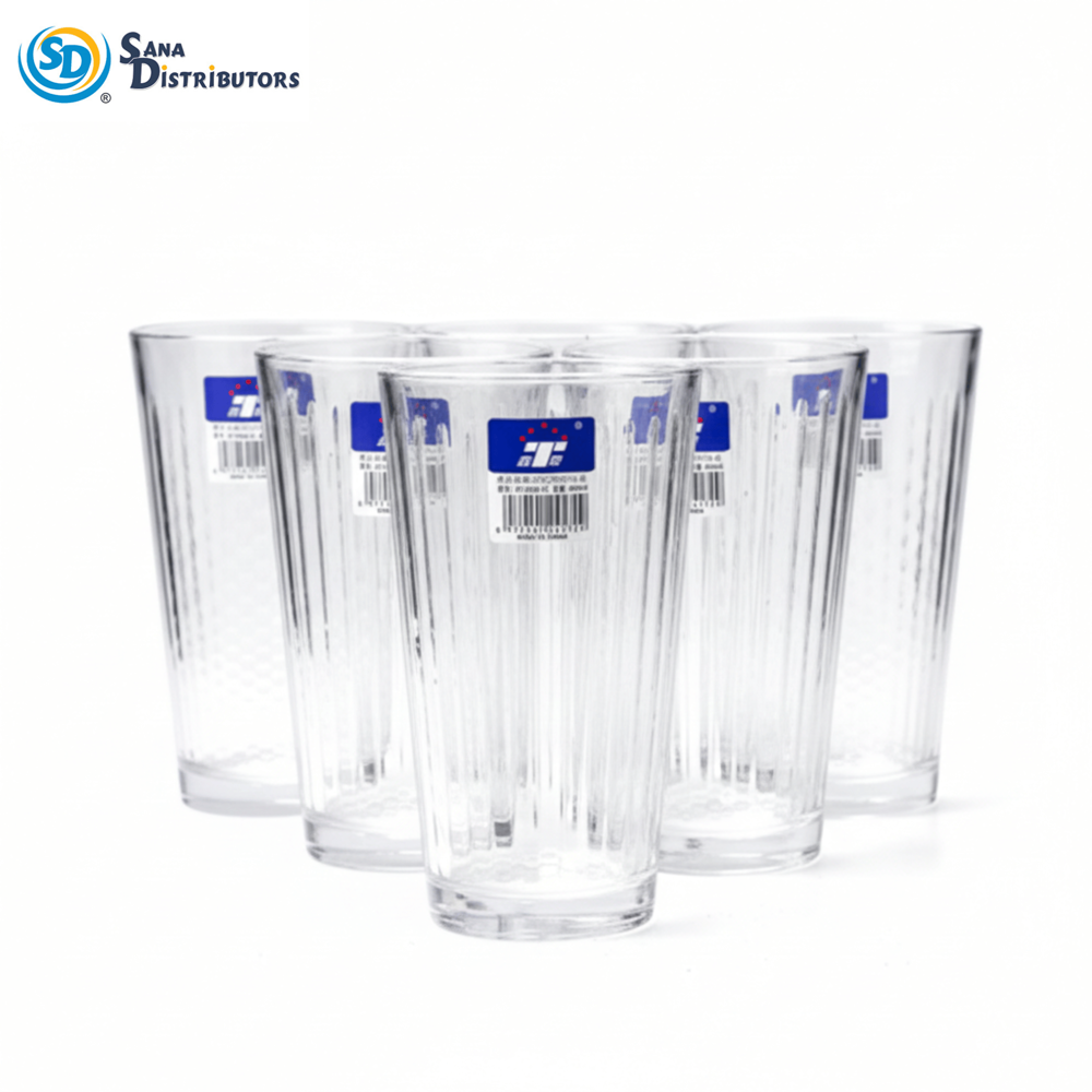 Drinking Glass 6pcs 5.5"