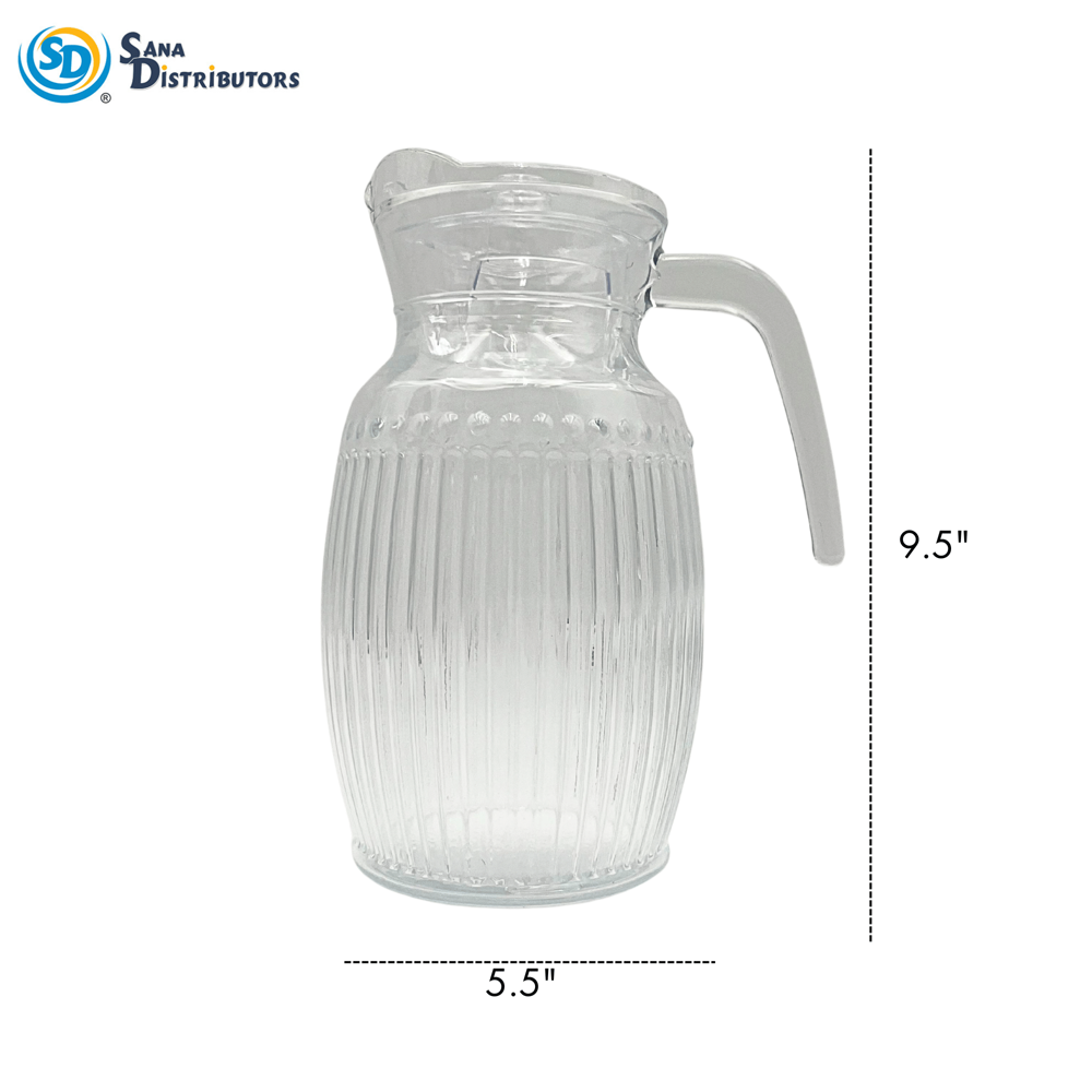 Glass Jug 2000 mL 9"