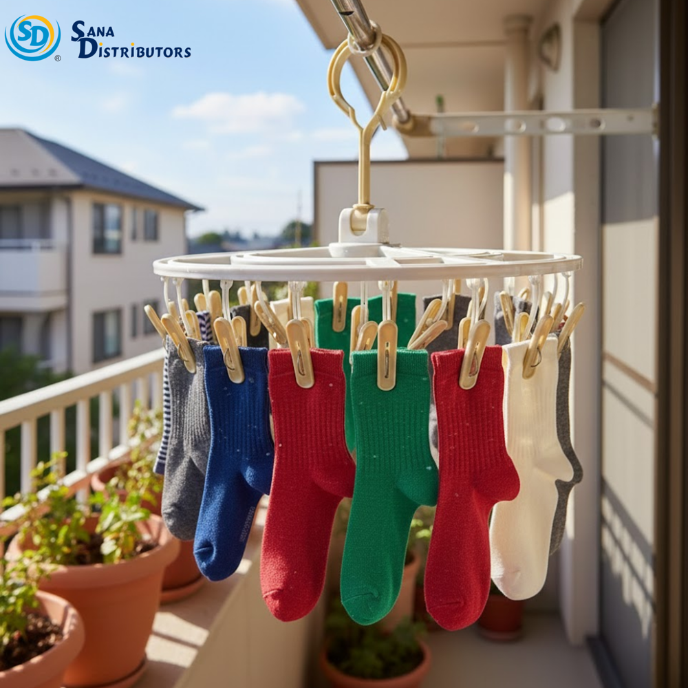Multi-use Clothes Hanger 9.5"x4"x6"x14"