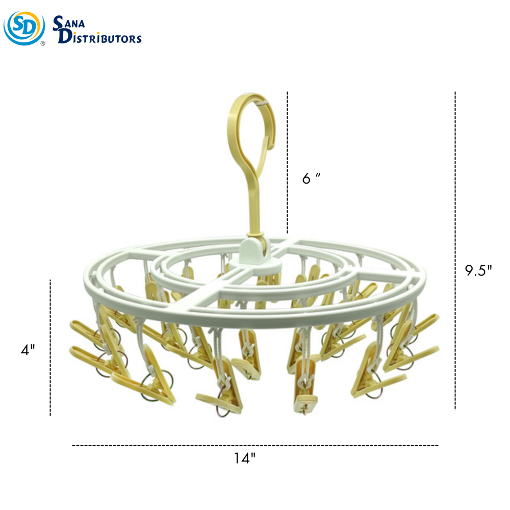 Multi-use Clothes Hanger 9.5"x4"x6"x14"