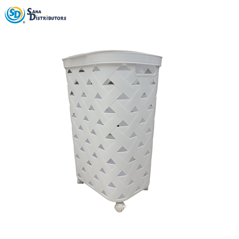 Laundry Basket with Wheels 15"x24"