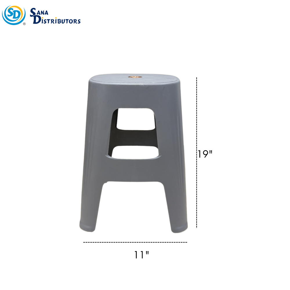 Plastic Stool 12"x19"