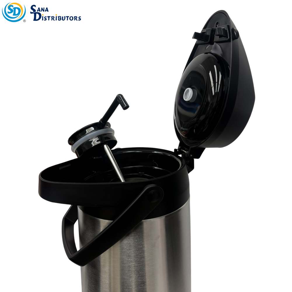 Steel Thermol Jug with Pump 4 L 8"x15