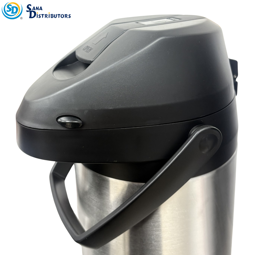 Steel Thermol Jug with Pump 4 L 8"x15